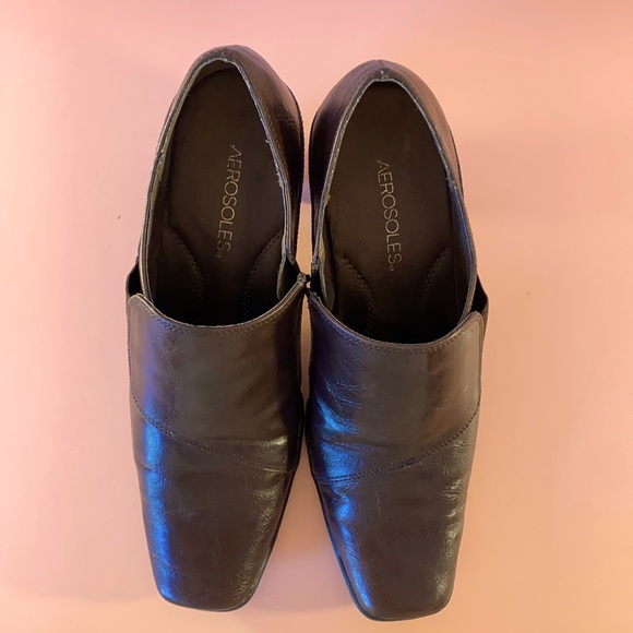 Aerosoles Cingle File Women Sable Brown Heel Bootie Shoe with side zip Size 9.5M - Picture 6 of 7